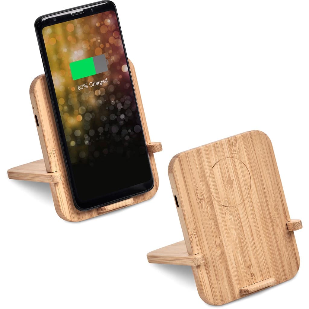 Okiyo Noryoku Bamboo Wireless Charging Phone Stand thumbnail 8