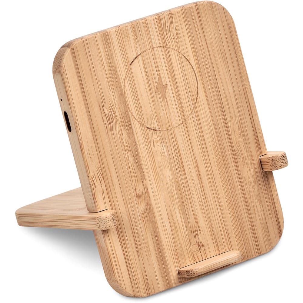 Okiyo Noryoku Bamboo Wireless Charging Phone Stand thumbnail 11