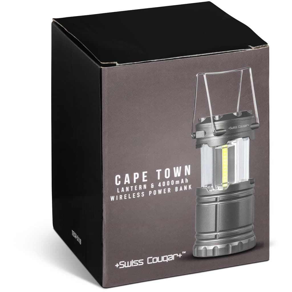 Swiss Cougar Cape Town Lantern & Wireless Charging Power Bank – 4,000mAh thumbnail 4