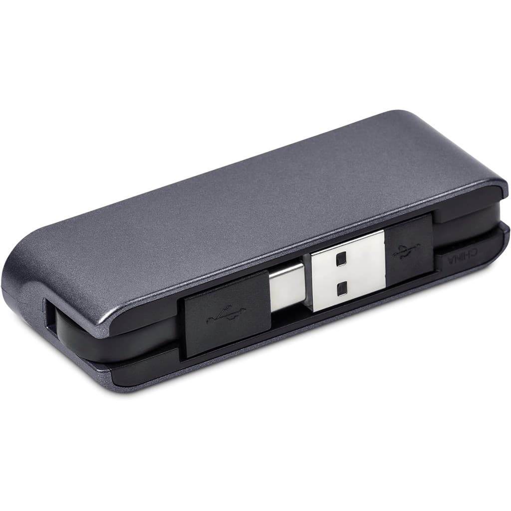 Swiss Cougar Dubai USB Hub – Gun Metal thumbnail 2