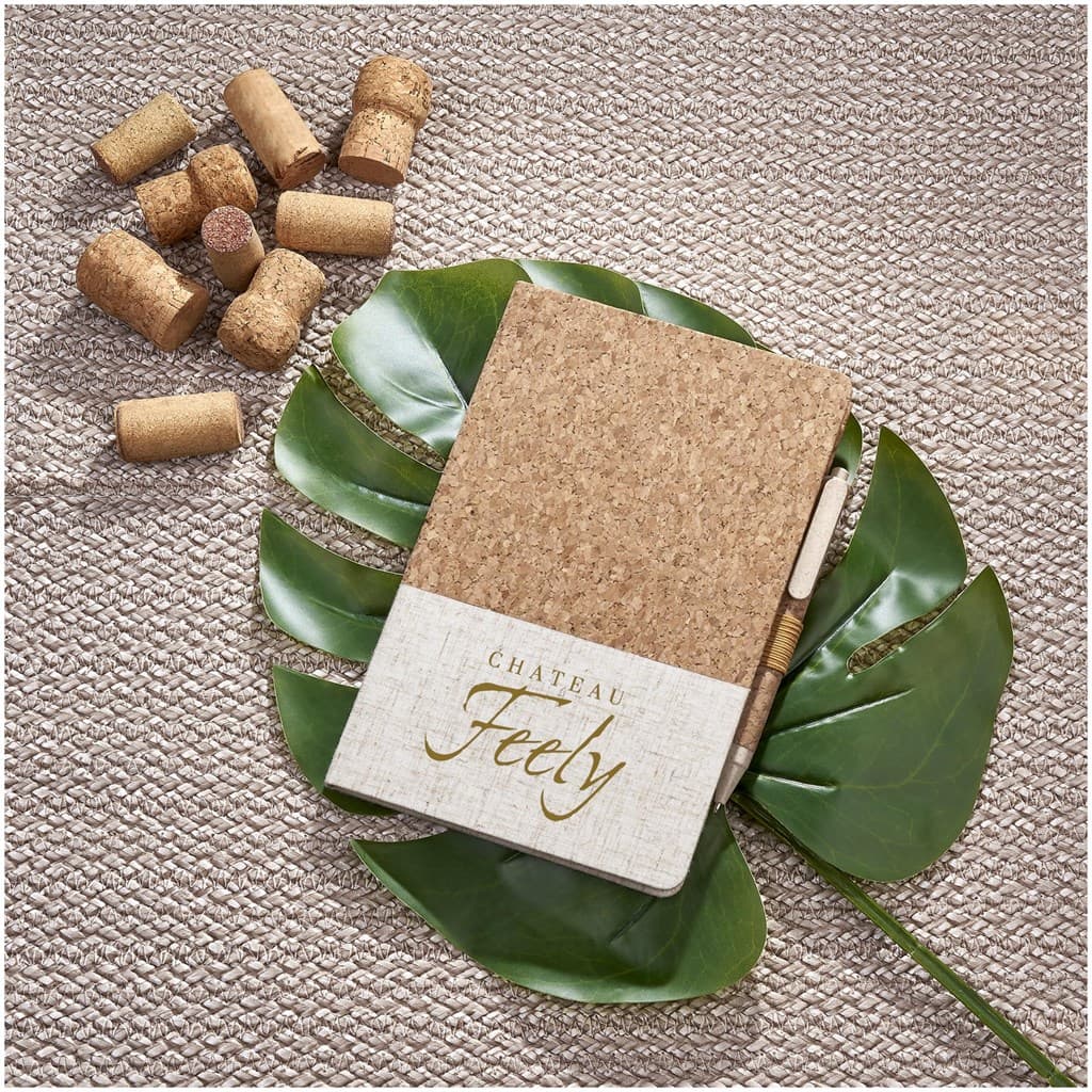 Okiyo Cardon Cork Notebook & Pen Set thumbnail 7