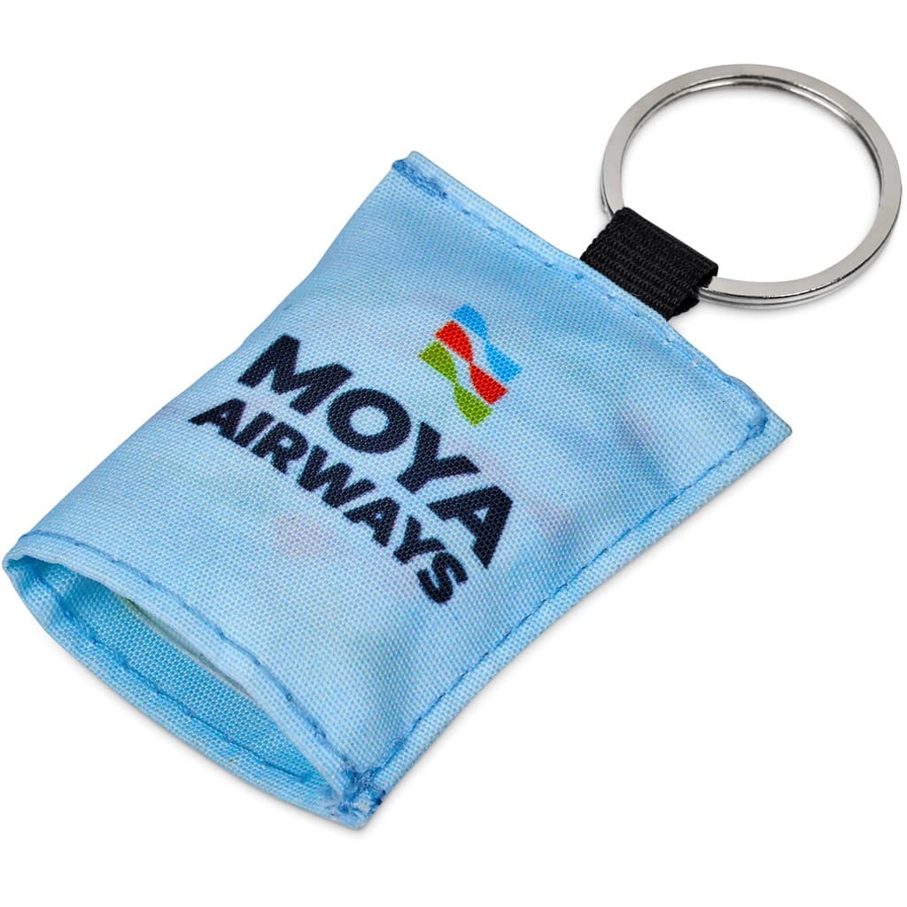 Hoppla Aquila Polyester Keyring Pouch with Cleaning Cloth thumbnail 3