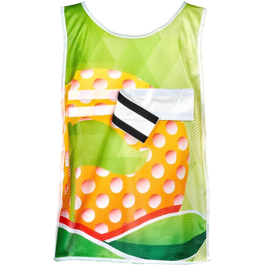 Hoppla Jackal Caddy Bib with PVC Name Sleeve-White thumbnail 9