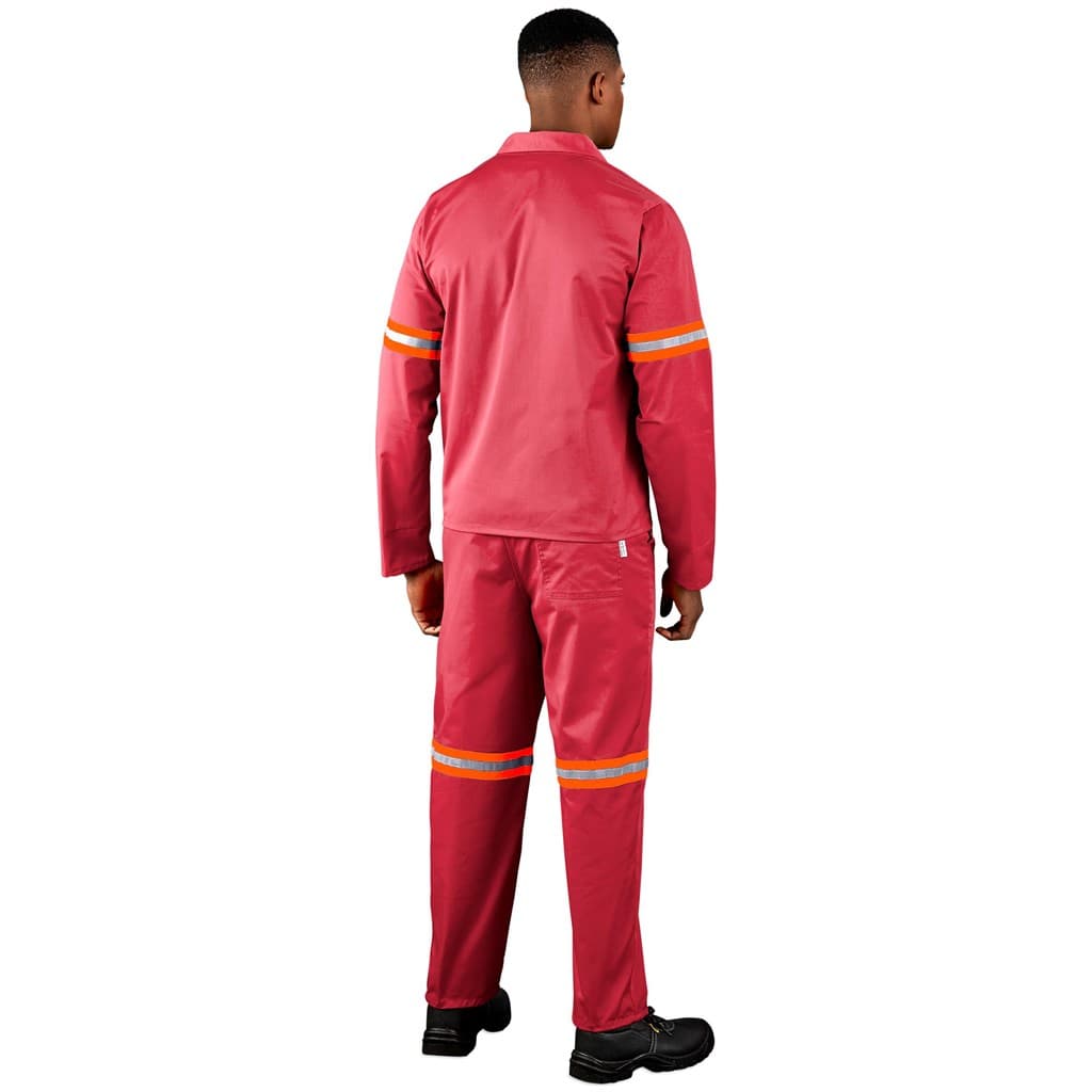 Trade Polycotton Conti Suit – Reflective Arms & Legs – Orange Tape thumbnail 5