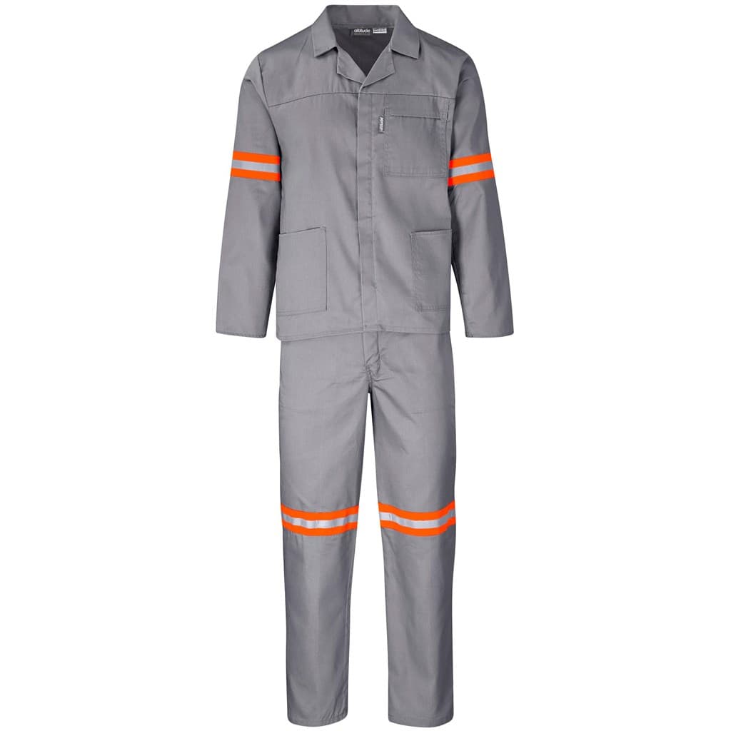 Trade Polycotton Conti Suit – Reflective Arms & Legs – Orange Tape thumbnail 15