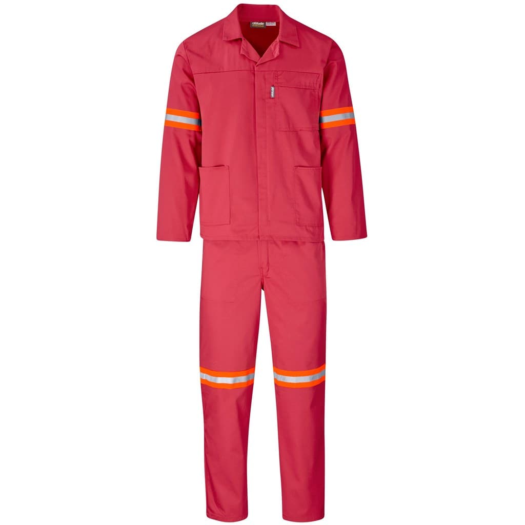 Trade Polycotton Conti Suit – Reflective Arms & Legs – Orange Tape thumbnail 27