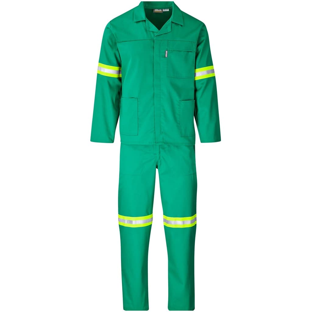 Trade Polycotton Conti Suit – Reflective Arms, Legs & Back – Yellow Tape thumbnail 10