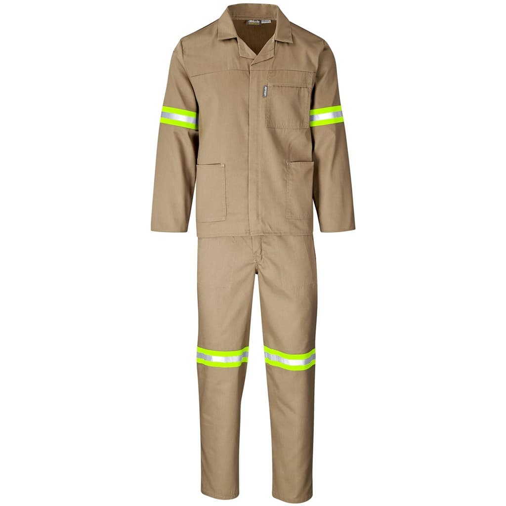 Trade Polycotton Conti Suit – Reflective Arms, Legs & Back – Yellow Tape thumbnail 16
