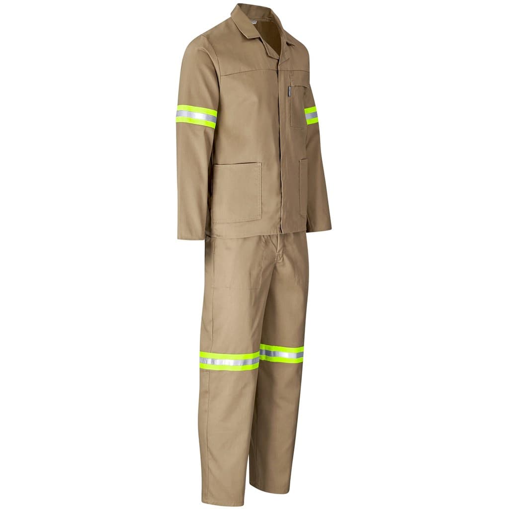 Trade Polycotton Conti Suit – Reflective Arms, Legs & Back – Yellow Tape thumbnail 18