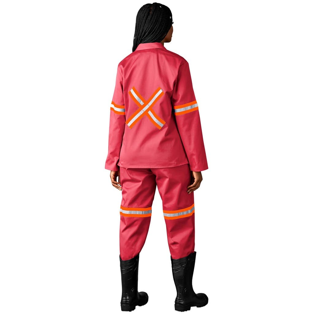 Trade Polycotton Conti – Suit Reflective Arms, Legs & Back – Orange Tape thumbnail 4
