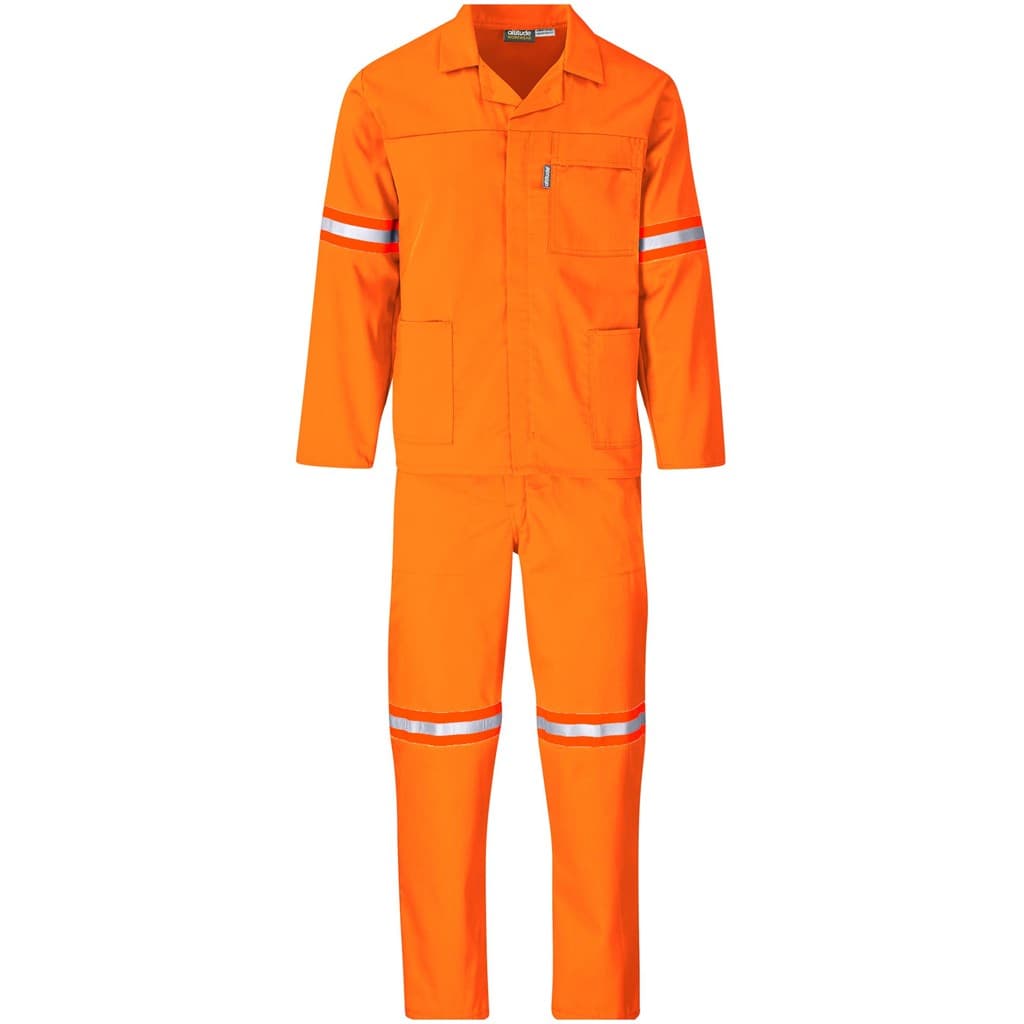 Trade Polycotton Conti – Suit Reflective Arms, Legs & Back – Orange Tape thumbnail 21