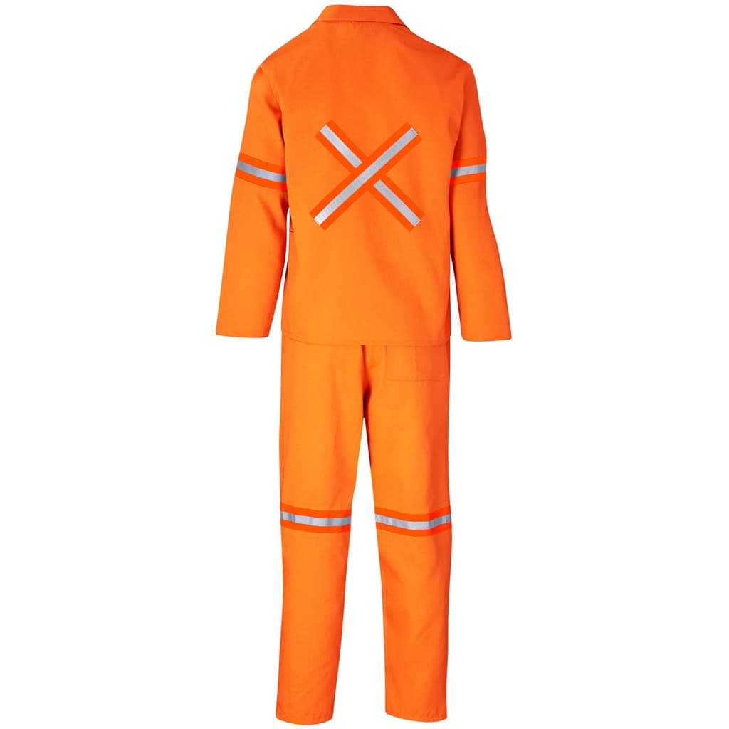 Trade Polycotton Conti – Suit Reflective Arms, Legs & Back – Orange Tape thumbnail 22