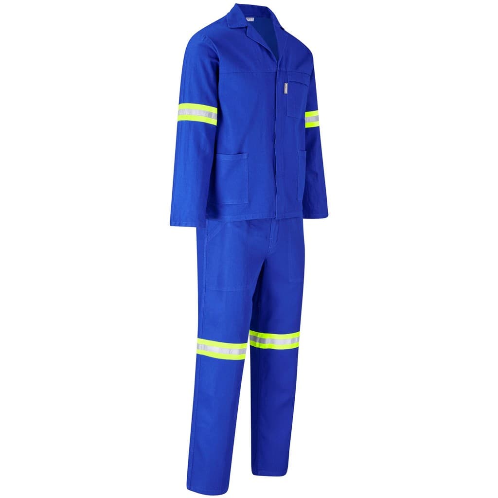 Technician 100% Cotton Conti Suit – Reflective Arms & Legs – Yellow Tape thumbnail 16