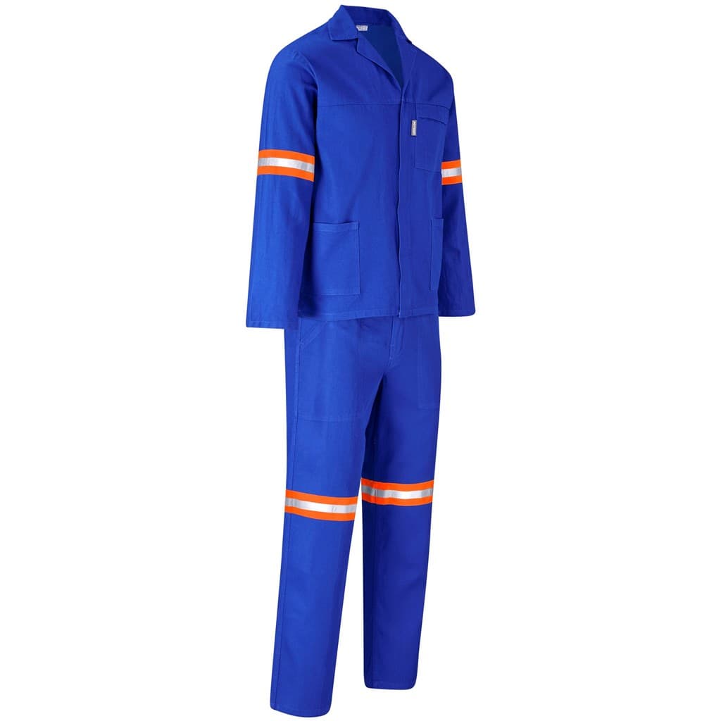 Technician 100% Cotton Conti Suit – Reflective Arms & Legs – Orange Tape thumbnail 12