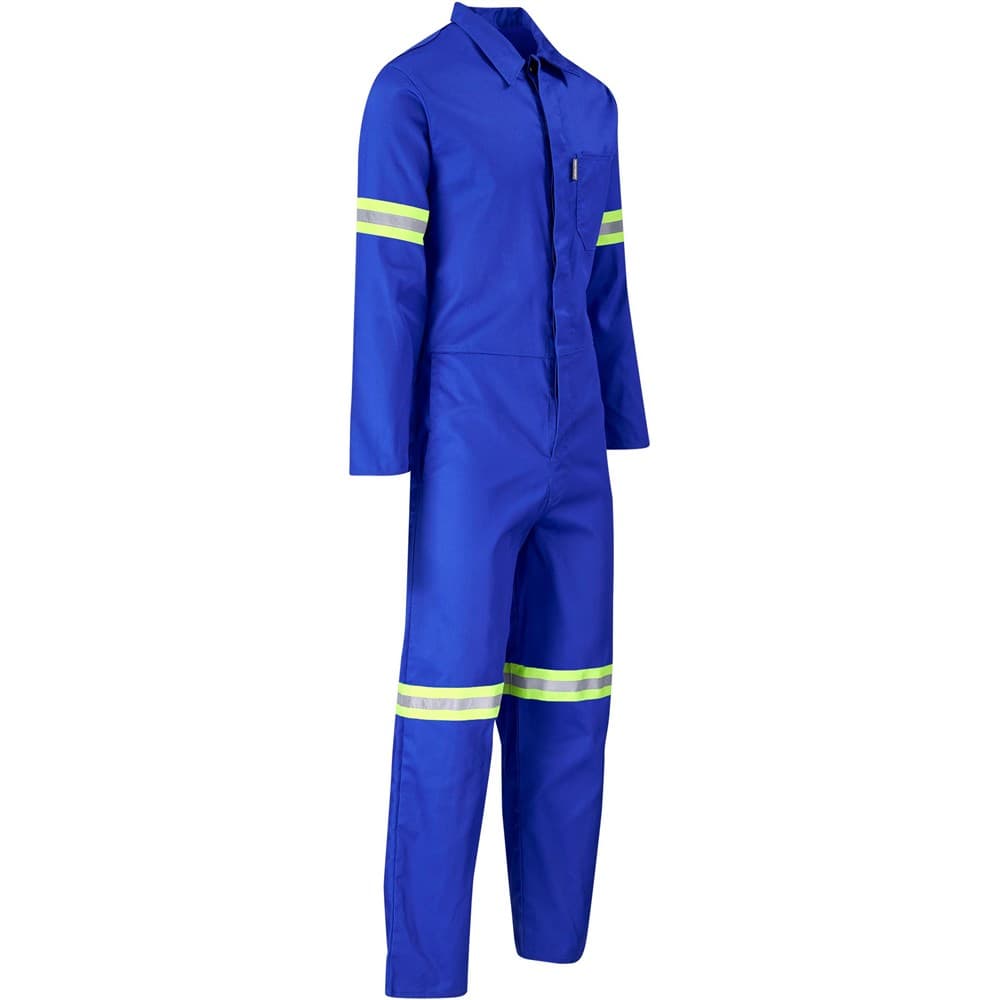 Safety Polycotton Boiler Suit – Reflective Arms & Legs – Yellow Tape thumbnail 10