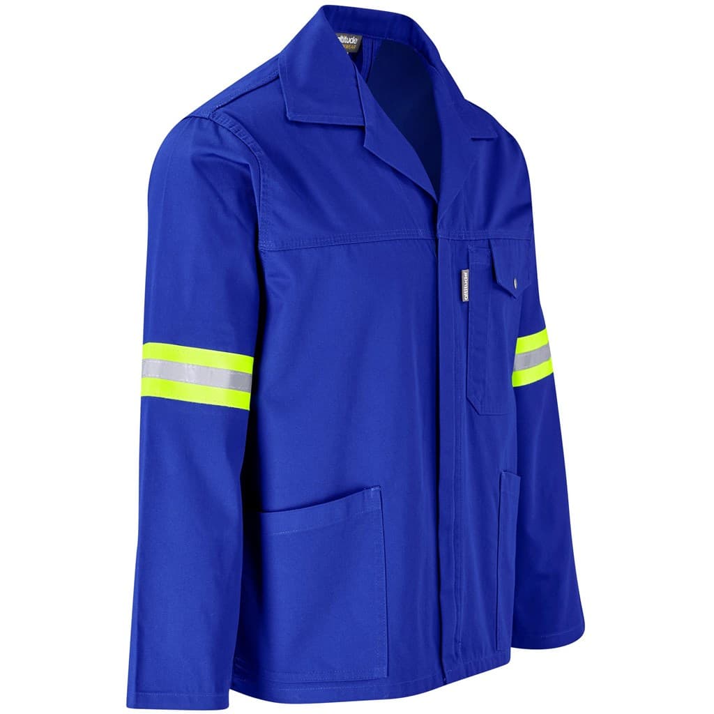 Site Premium Polycotton Jacket – Reflective Arms & Back – Yellow Tape thumbnail 7