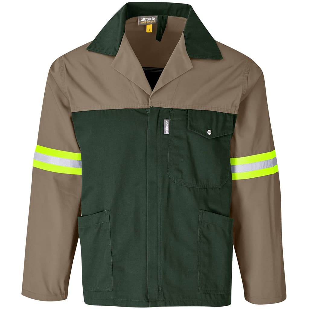 Site Premium Two-Tone Polycotton Jacket – Reflective Arms – Yellow Tape thumbnail 16