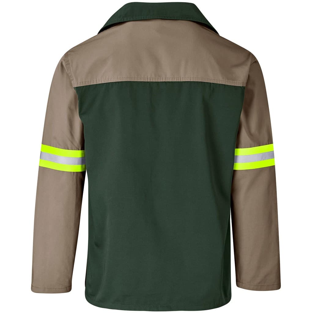 Site Premium Two-Tone Polycotton Jacket – Reflective Arms – Yellow Tape thumbnail 18