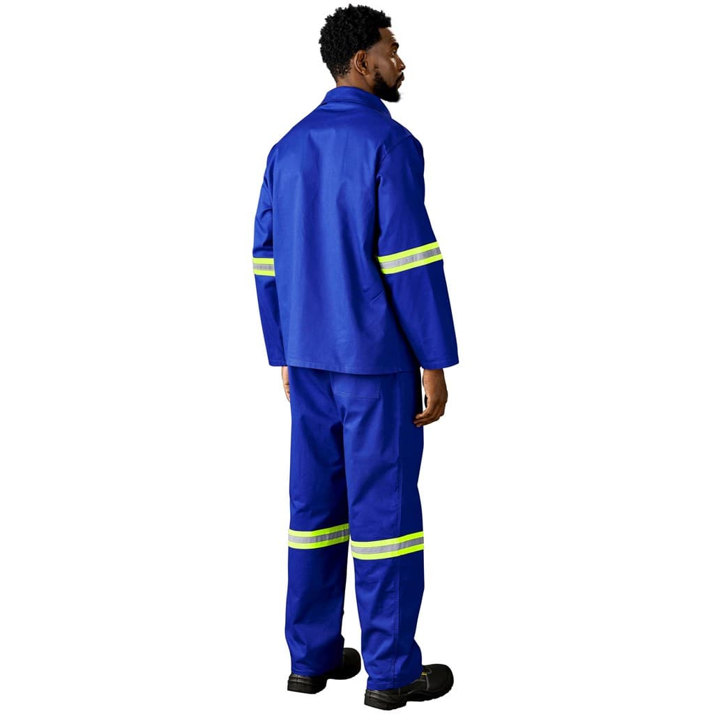 Artisan Premium 100% Cotton Jacket – Reflective Arms – Yellow Tape thumbnail 2