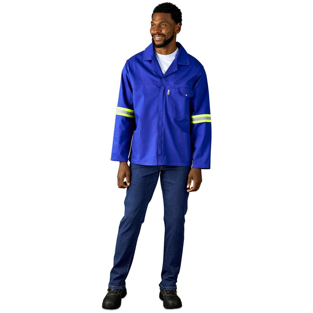 Artisan Premium 100% Cotton Jacket – Reflective Arms & Back – Yellow Tape thumbnail 10