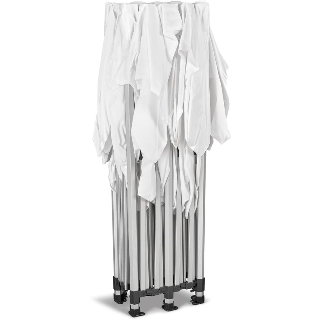 Coated Steel Sublimated Gazebo 6m x 3m –  2 Long Full-Wall Skins