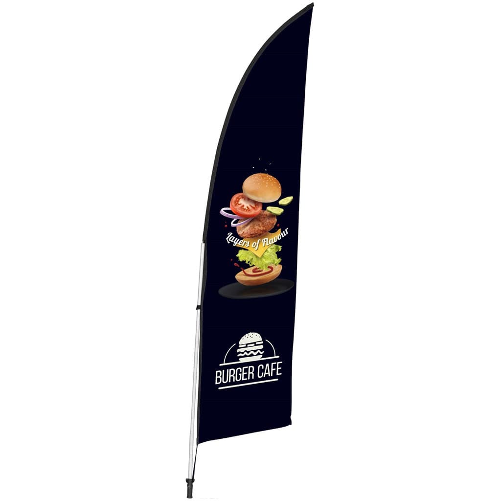 Legend 2M Sublimated Arcfin Double-Sided Flying Banner – 1 complete unit thumbnail 4