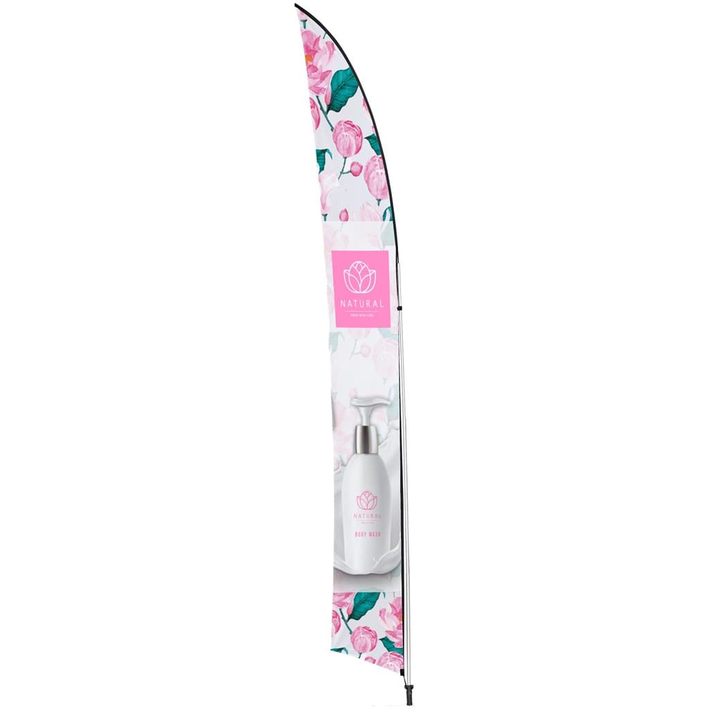 Legend 4M Sublimated Arcfin Double-Sided Flying Banner – 1 complete unit