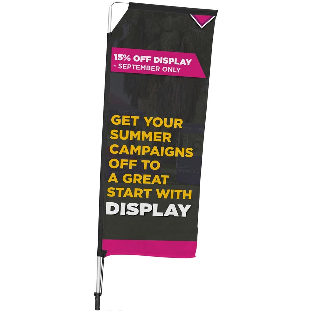 Legend 2M Sublimated Telescopic Double-Sided Flying Banner – 1 complete unit thumbnail 11