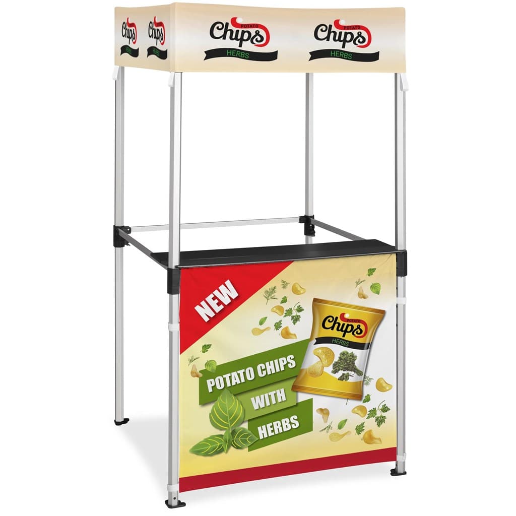 Ovation Sublimated Gazebo 1m X 1m Kiosk – 1 Half-Wall Skin thumbnail 8