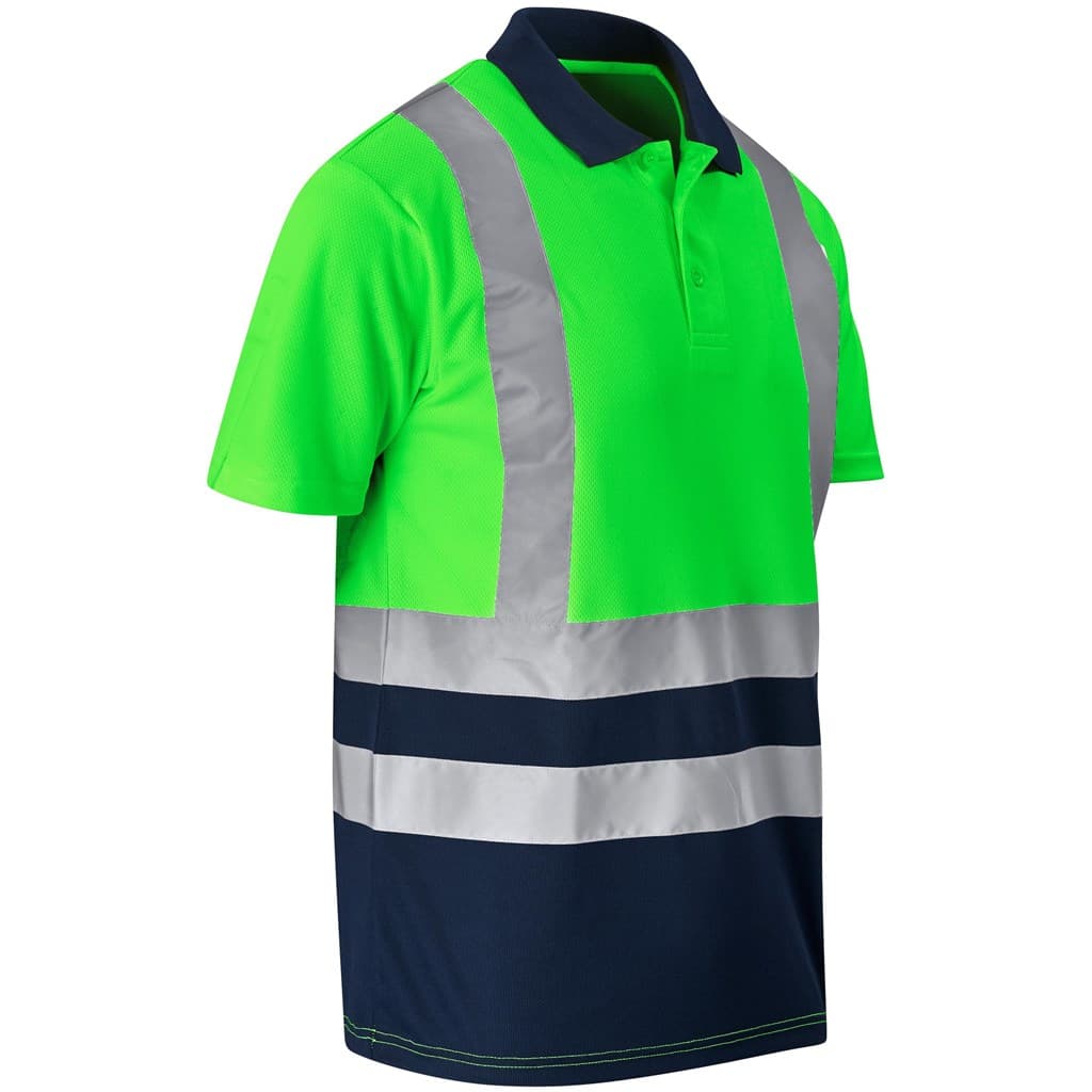 Surveyor Two-Tone Hi-Viz Reflective Golf Shirt thumbnail 12