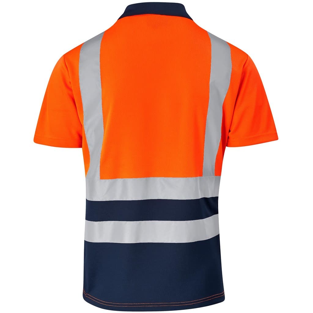 Surveyor Two-Tone Hi-Viz Reflective Golf Shirt thumbnail 14