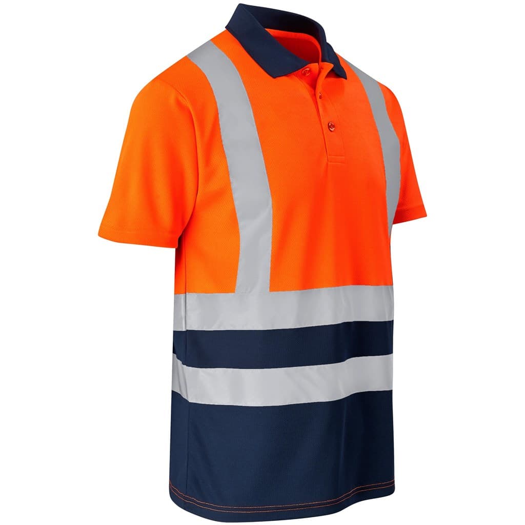 Surveyor Two-Tone Hi-Viz Reflective Golf Shirt thumbnail 15