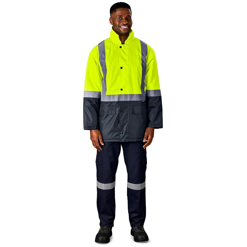 Hazard Padded Two-Tone Hi-Viz Reflective Jacket thumbnail 2