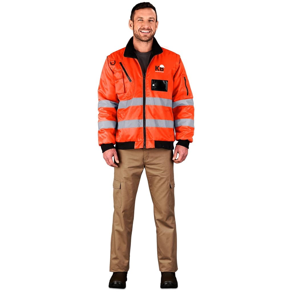 Techno Padded Hi-Viz Reflective Bunny Jacket thumbnail 6