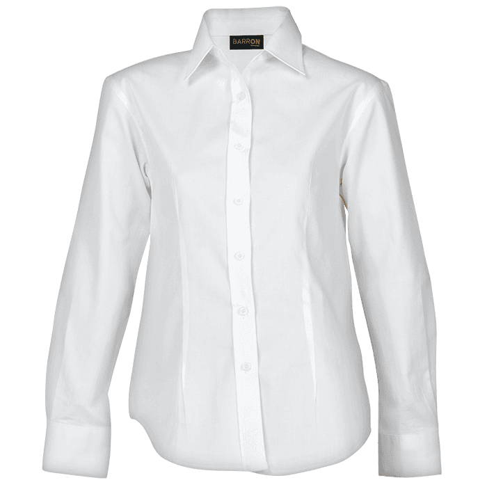 Brushed Cotton Twill Blouse Long Sleeve Ladies