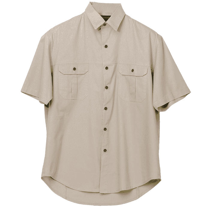 Plain Bush Shirt Mens thumbnail 2