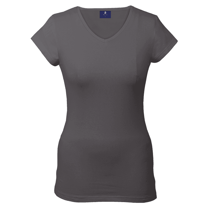 170g Essential V-Neck Slim Fit Ladies thumbnail 2