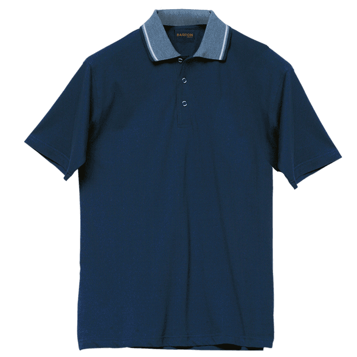 Jacquard Collar Golfer Mens