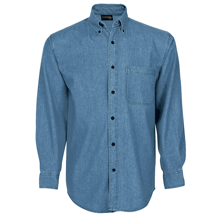 Denim Shirt Long Sleeve Mens