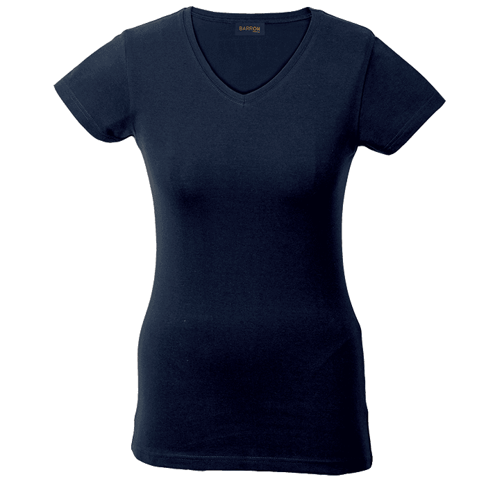 170g Slim Fit V-Neck T-Shirt Ladies thumbnail 5
