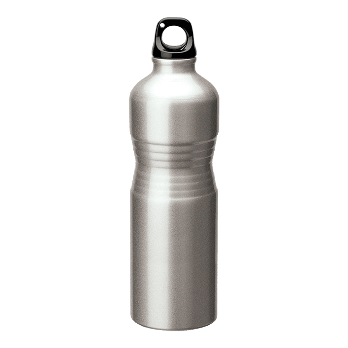 680ml Shaped Aluminium Water Bottle