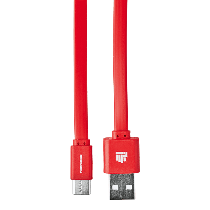 IND 1.2m Flat Type C Charger Cable