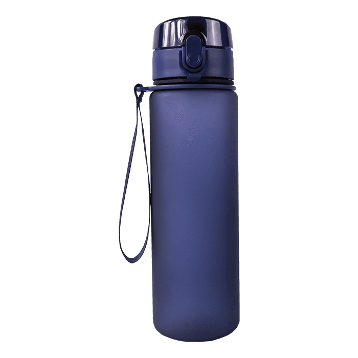 600ml Frosted Cylinder Water Bottle thumbnail 3