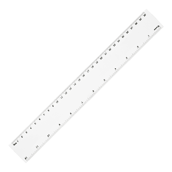 30cm Plastic Ruler thumbnail 2