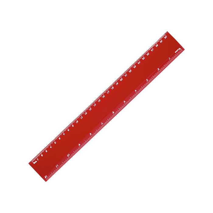 30cm Plastic Ruler thumbnail 4