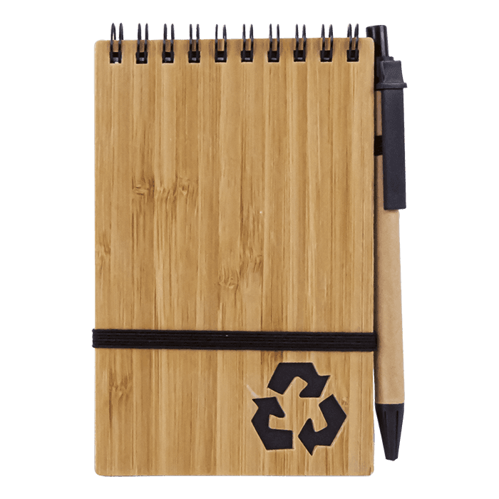 Bamboo Notebook With Pen thumbnail 5