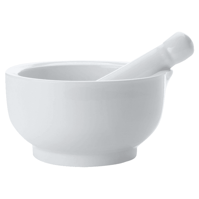 White Basics Mortar & Pestle