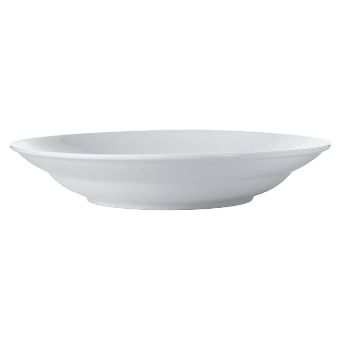 White Basics Rim Serving Bowl