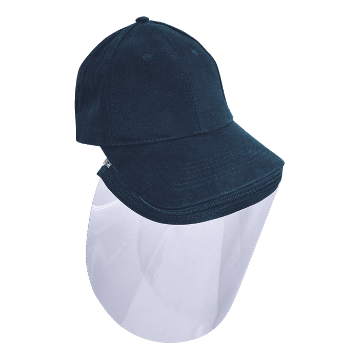 VIZIP 6 Panel Brushed Cotton Caps (Box of 10)