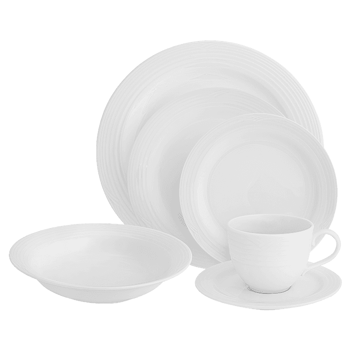 Arctic White 36 Piece Dinner Set